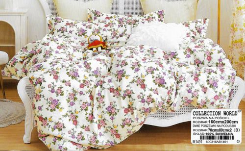 Pościel z bawełny satynowej  160/200  AB-1491  Pościel z bawełny satynowej  160/200  AB-1491