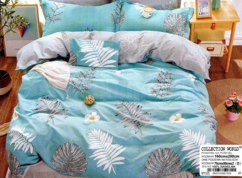 Pościel z bawełny satynowej  160/200  AB-150  Pościel z bawełny satynowej  160/200  AB-150