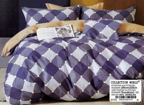 Pościel z bawełny satynowej 200/220 AB-1516  Pościel z bawełny satynowej 200/220 AB-1516